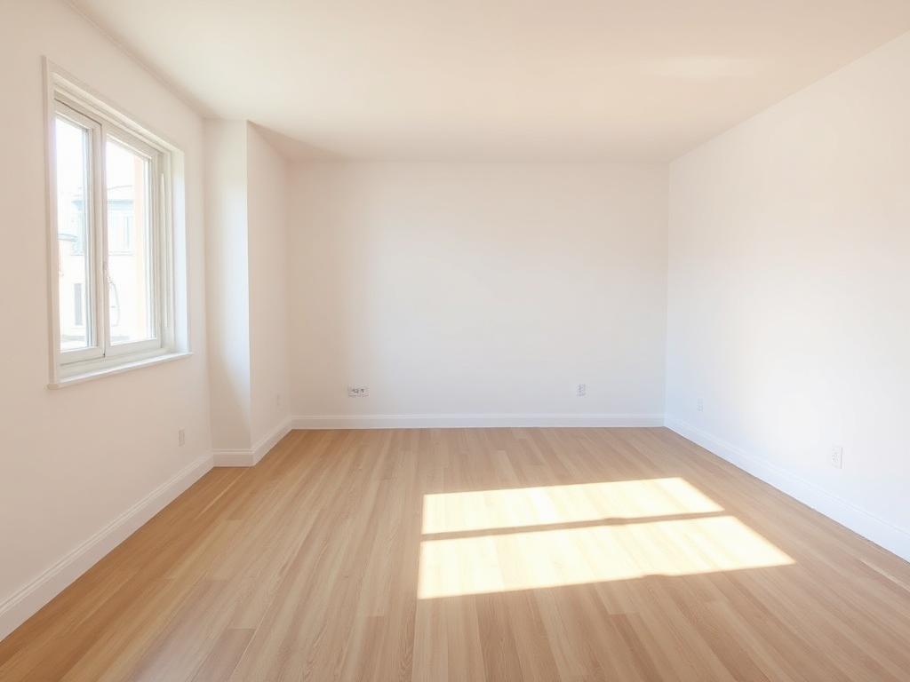 Sala vazia antes da transformação