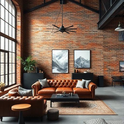 Ambiente no estilo Industrial